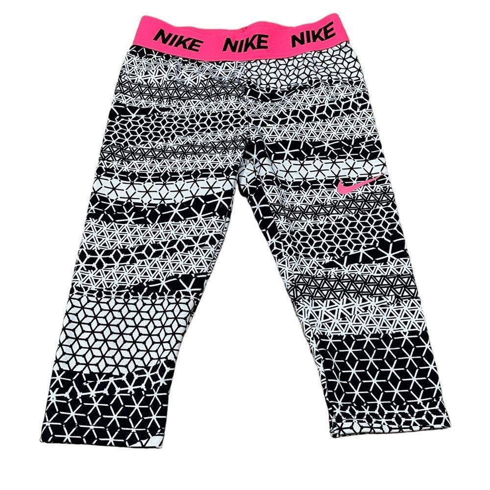Nike Dri-Fit Geometric Patterned Athletic Leggings